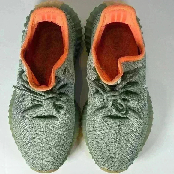 Adidas Yeezy Boost 350 V2 Desert Sage FX9035 men’s 4.5 women’s 6 - Picture 4 of 8